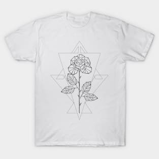 Polygonal Rose T-Shirt